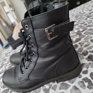 Girls Combat Boots